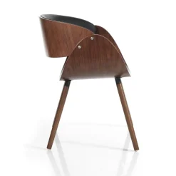 Sedia da cucina in legno Once Evo Black
