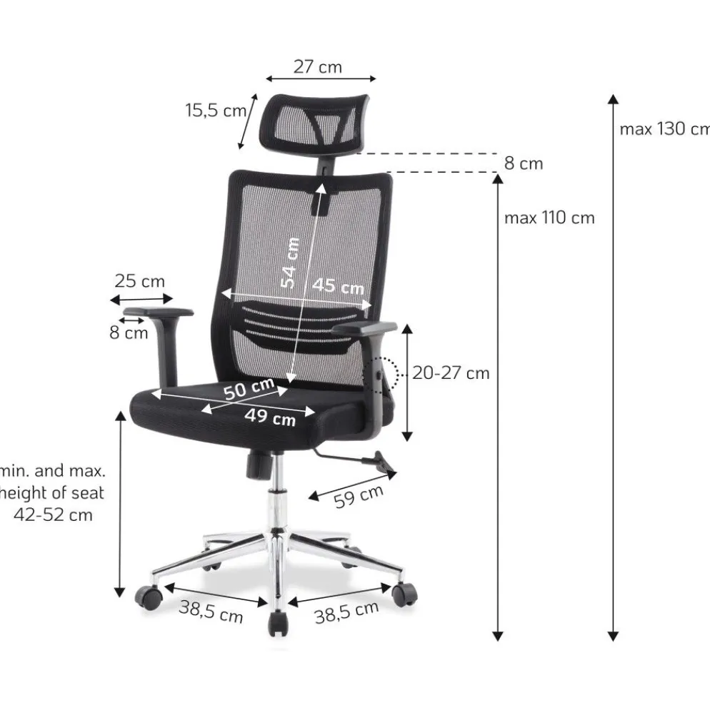 Sedia da ufficio Benton