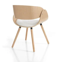 Sedia in legno Once Evo White