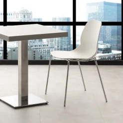 Sedie impilabili Kiki Metal per sala pranzo