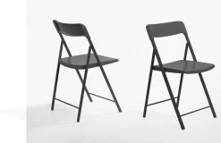 6 sedie pieghevoli con carrello Gary