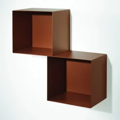 Set 3 mensole a cubo da parete Naoki