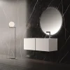 Set mobili bagno bianco Crono 3 di Loetrà