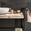Set mobili bagno in legno Old Wood 2 di Loetrà