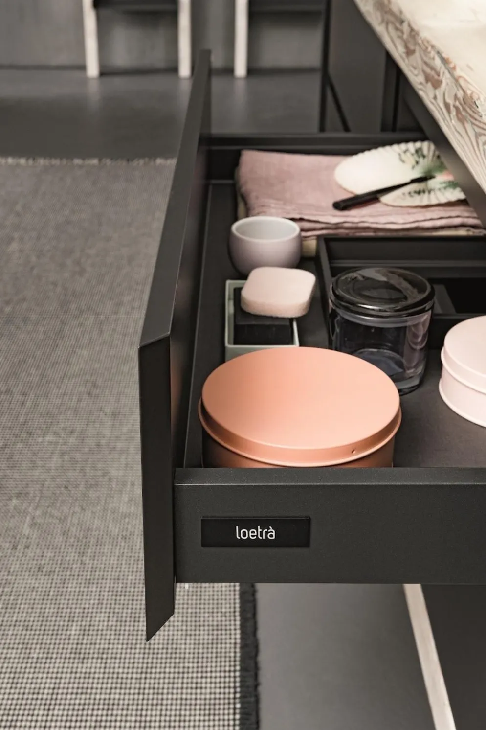 Set mobili bagno in legno Old Wood 2 di Loetrà