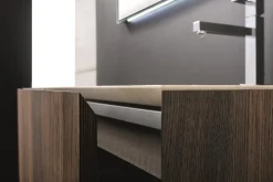 Set mobili bagno in rovere Crono 1 di Loetrà