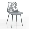 Set 4 sedie cucina Filotea Grey