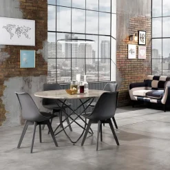 Set 4 sedie cucina Kirby Evo Grey