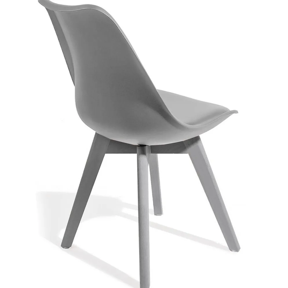 Set 4 sedie cucina Kirby Evo Grey