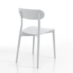Set 4 sedie da cucina Luck White