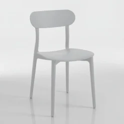 Set 4 sedie da cucina Luck White