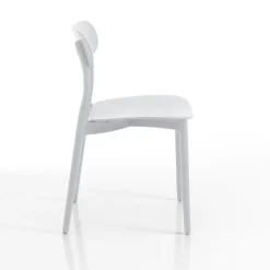 Set 4 sedie da cucina Luck White