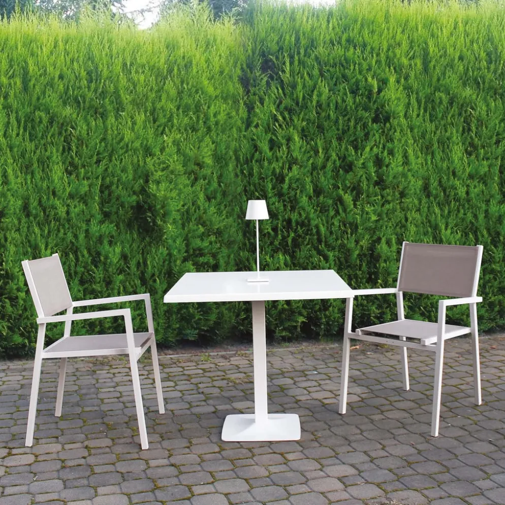 Set 4 sedie da esterno impilabili Prizna