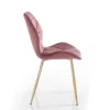 Set 4 sedie imbottite Eleanor New Pink