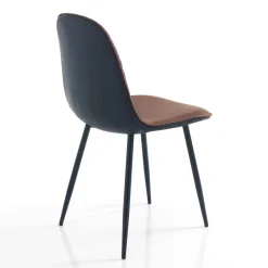 Set 4 sedie imbottite Lazing Brown