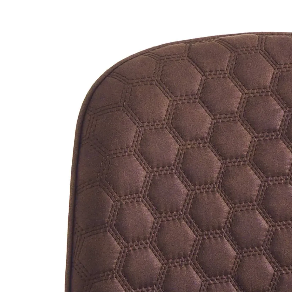 Set 4 sedie imbottite Lazing Brown