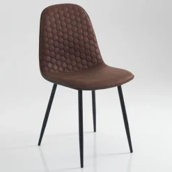 Set 4 sedie imbottite Lazing Brown