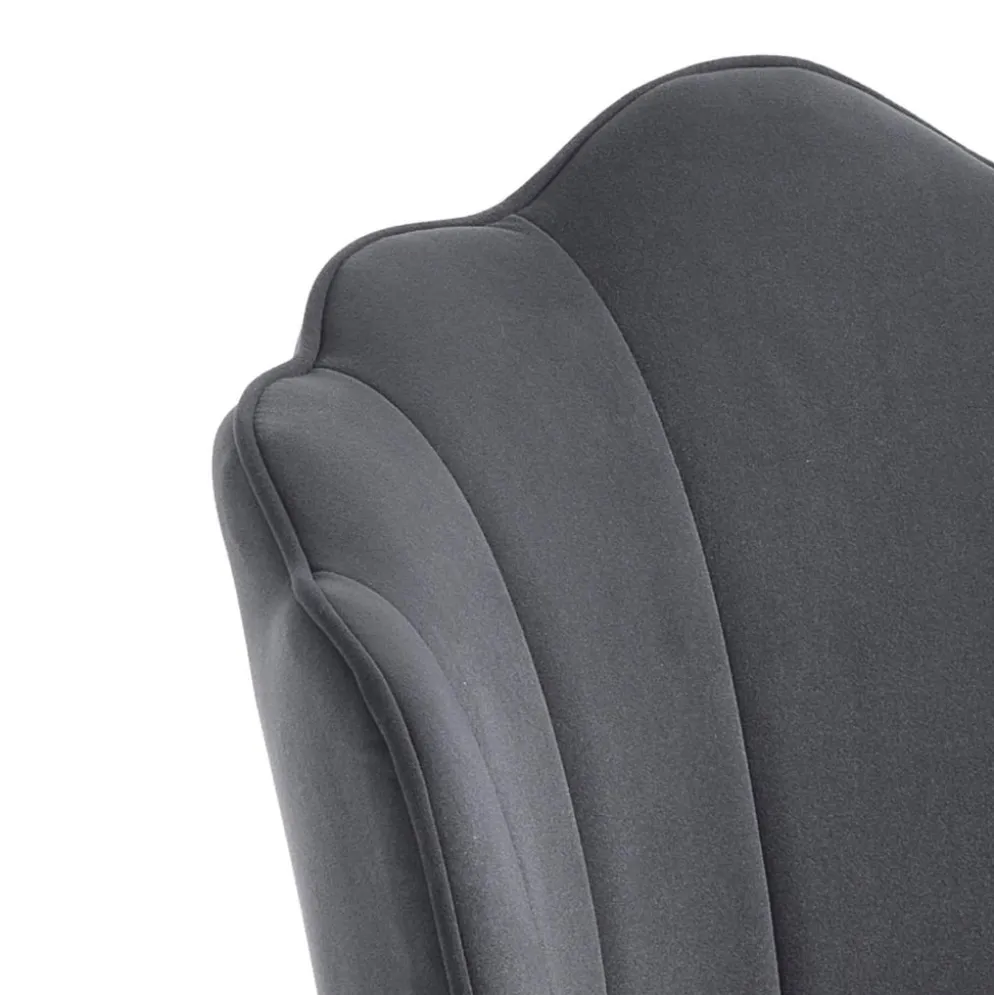 Set 4 sedie imbottite Santiago Grey
