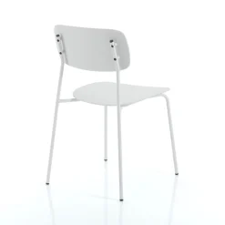 Set 4 sedie impilabili Clarybel White