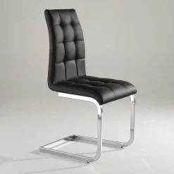 Set 4 sedie moderne Darlington Black