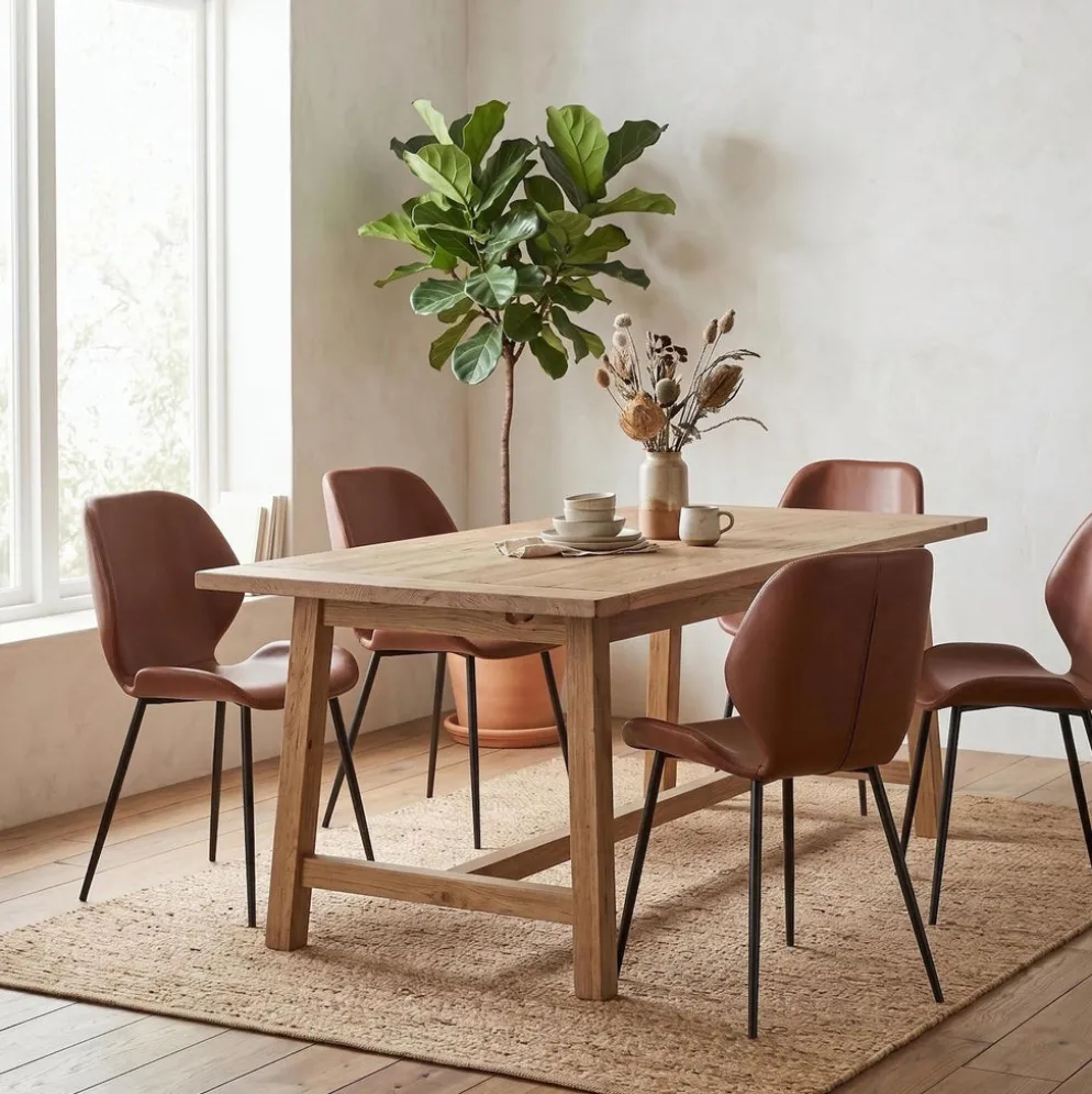 Set 4 sedie per sala da pranzo Alira