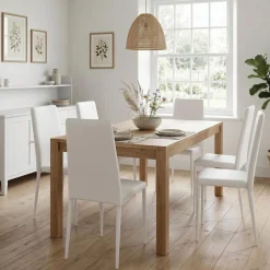 Set 4 sedie per sala da pranzo Eloria