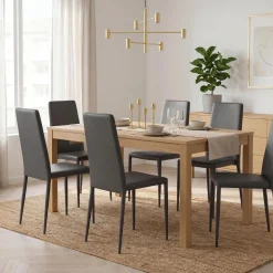 Set 4 sedie per sala da pranzo Eloria