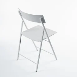 Set 6 sedie pieghevoli con carrello Kurt