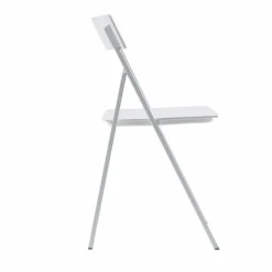 Set 6 sedie pieghevoli con carrello Kurt