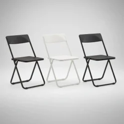 Set 6 sedie pieghevoli con gancio Trixy - OUTLET