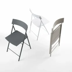 Set 6 sedie pieghevoli design moderno Kurt