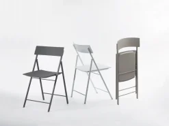 Set 6 sedie pieghevoli design moderno Kurt
