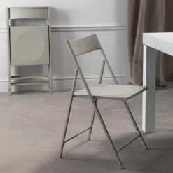 Set sedie pieghevoli in metallo e plastica Sooner