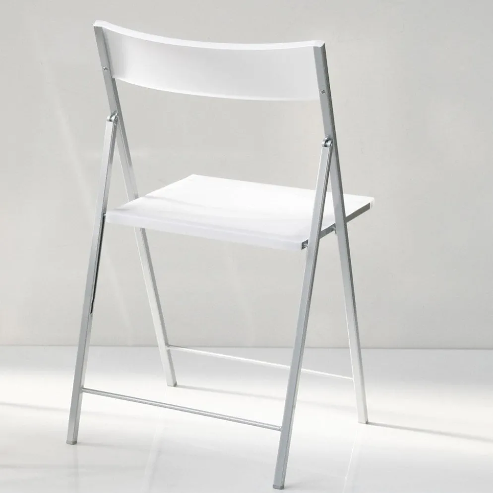 Set sedie pieghevoli in metallo e plastica Sooner