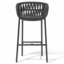 Set 4 sgabelli impilabili da giardino Tahiti