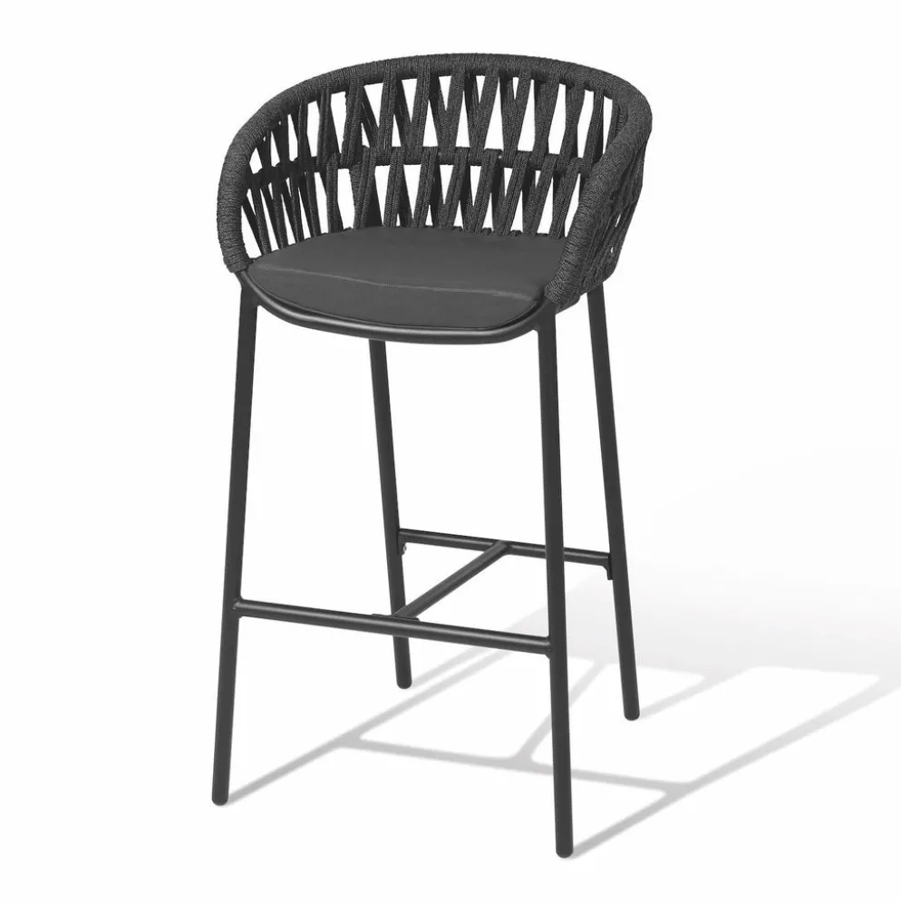 Set 4 sgabelli impilabili da giardino Tahiti