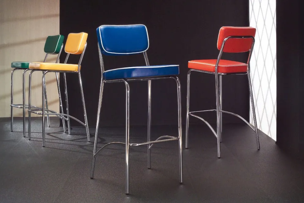 Sgabello imbottito Derrien design moderno