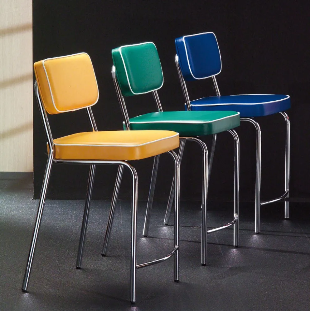 Sgabello imbottito Derrien design moderno