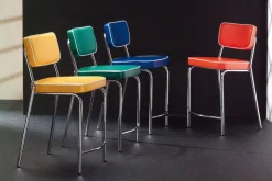 Sgabello imbottito Derrien design moderno