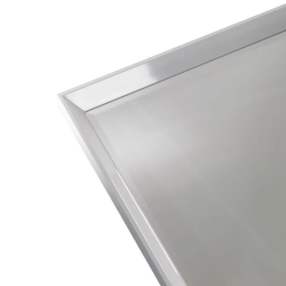 Specchio angolare ad anta in alluminio Angle Vanity