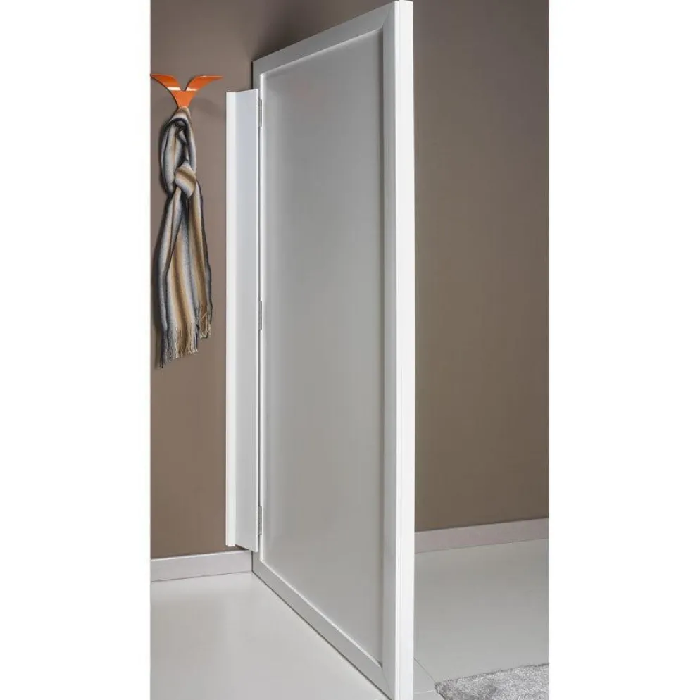 Specchio angolare ad anta in alluminio Angle Vanity