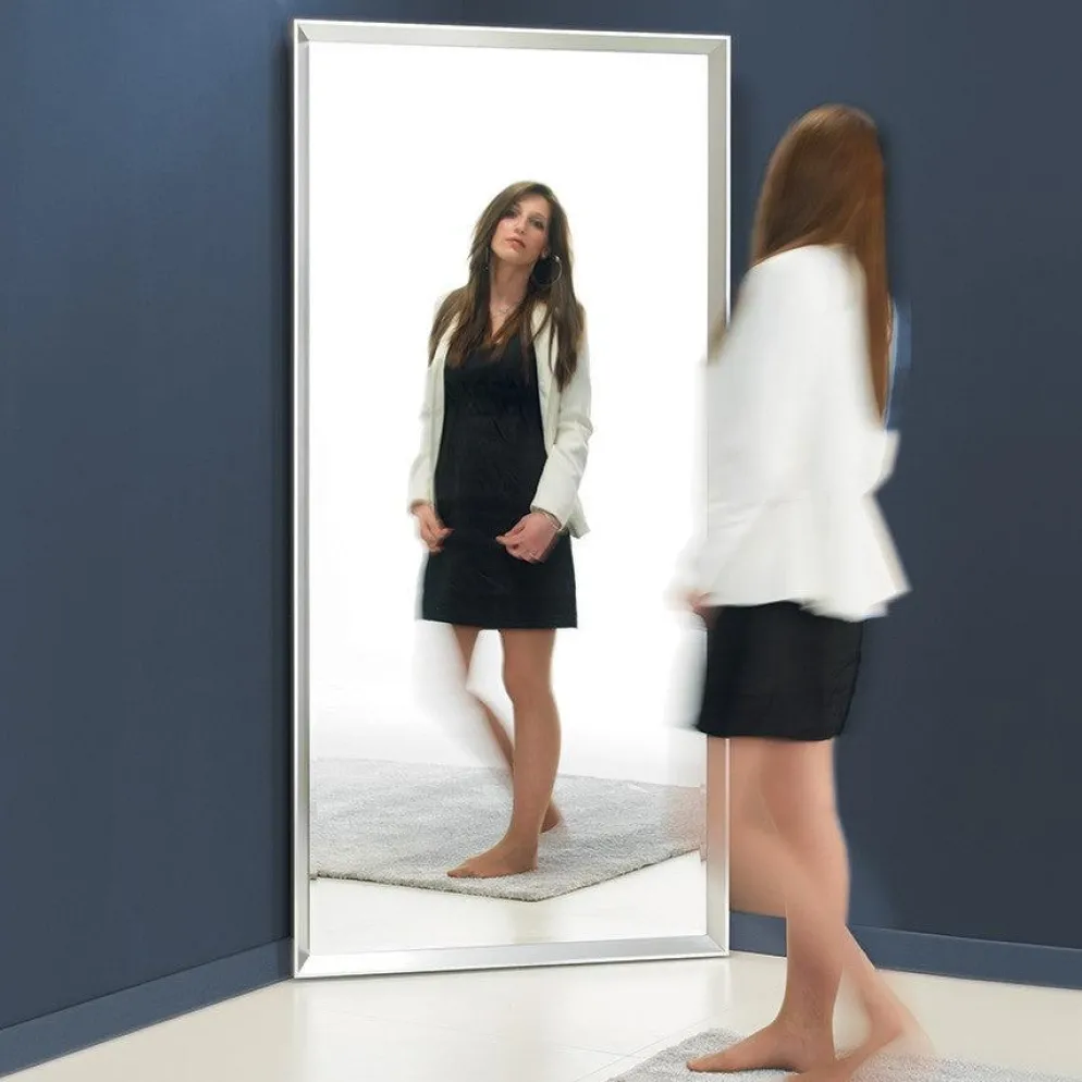 Specchio angolare ad anta in alluminio Angle Vanity