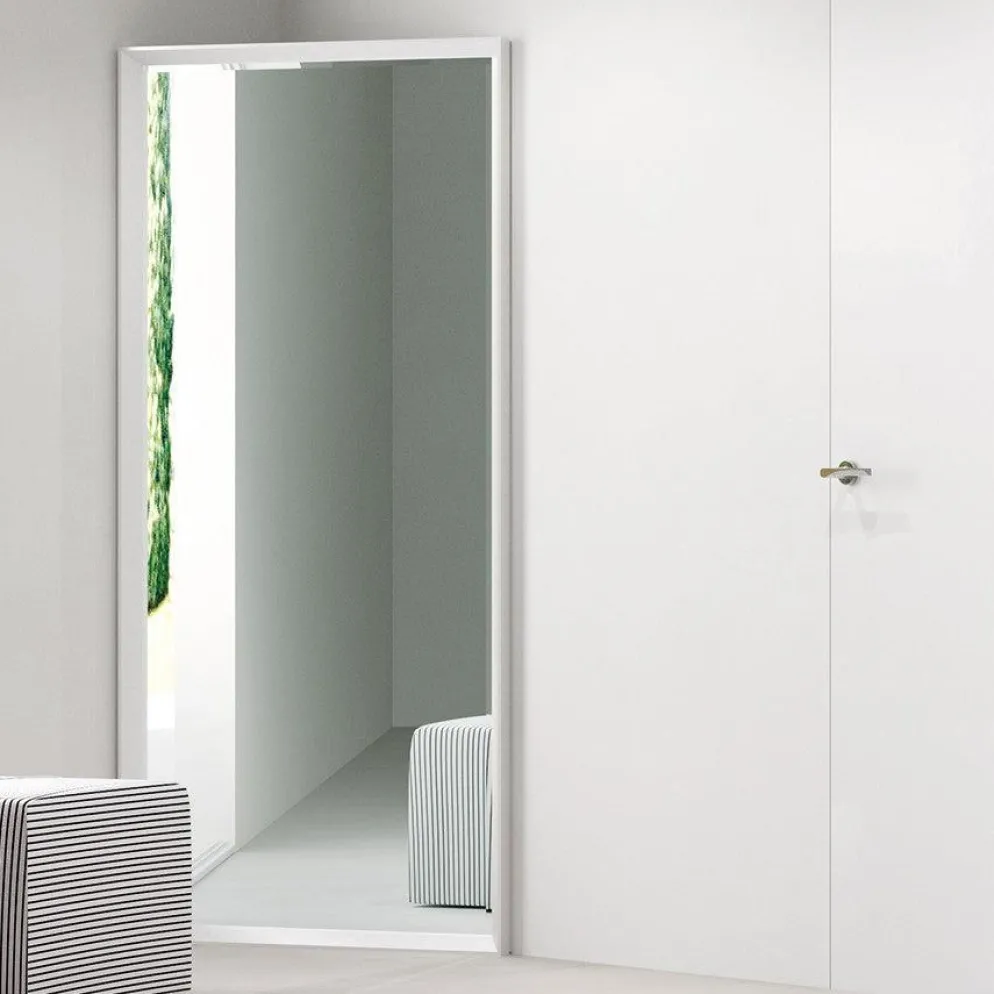 Specchio angolare ad anta in alluminio Angle Vanity