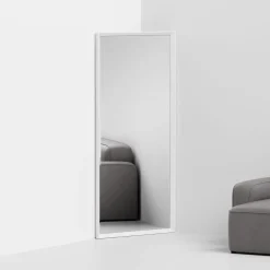Specchio angolare con cornice in alluminio Angle Vanity