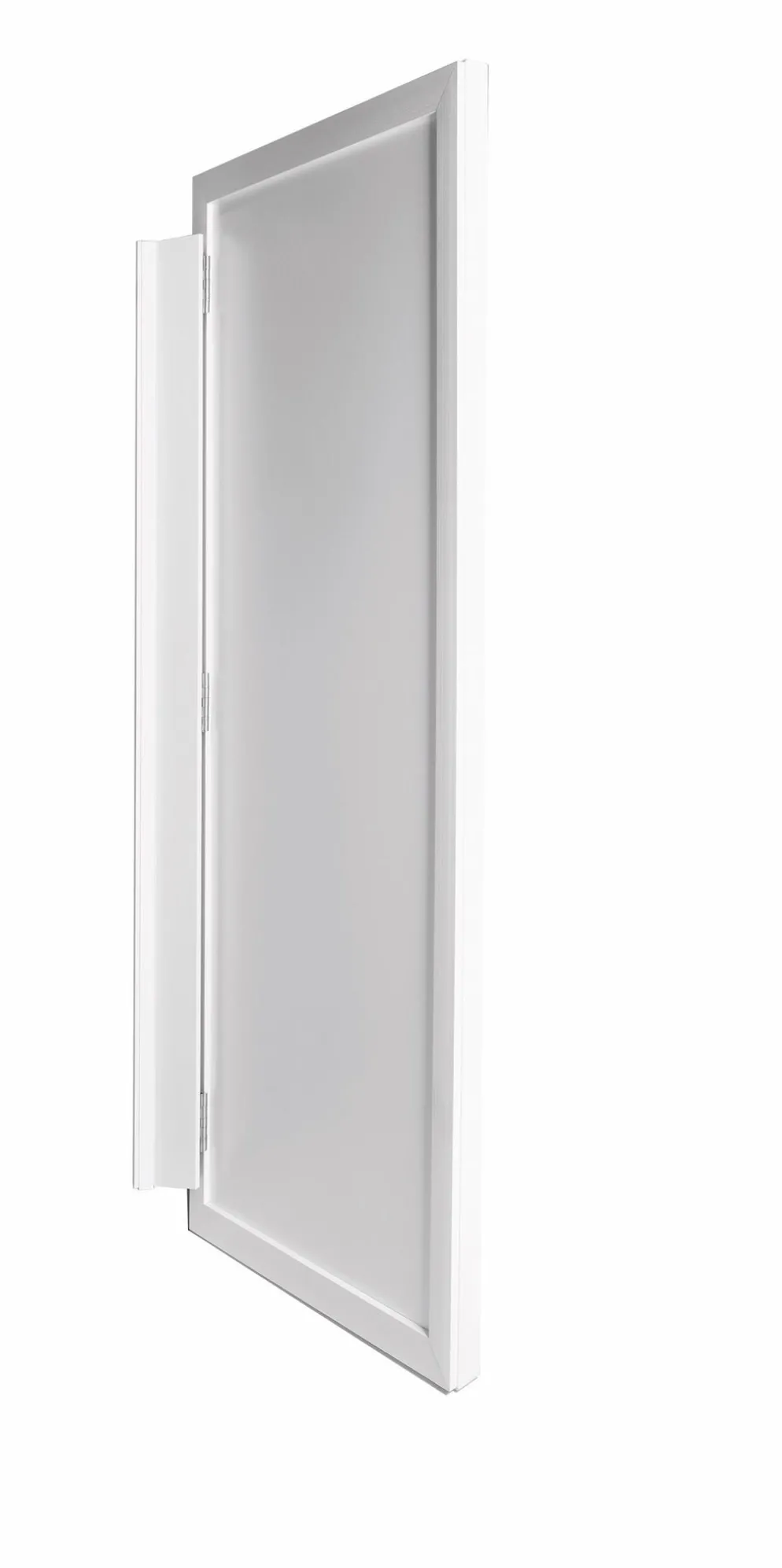 Specchio angolare con cornice in alluminio Angle Vanity