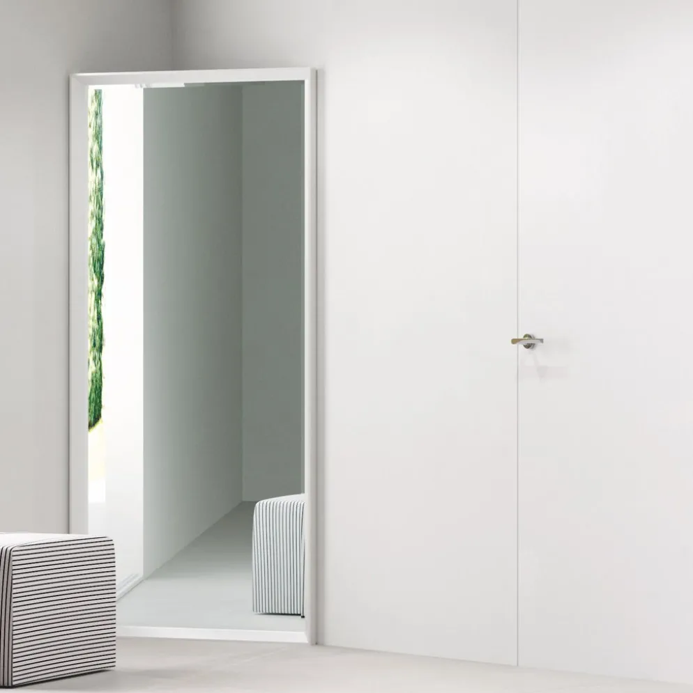 Specchio angolare con cornice in alluminio Angle Vanity