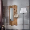 Specchio da ingresso in legno Elias 2