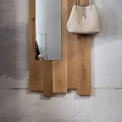 Specchio da ingresso in legno Elias 2
