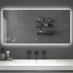 Specchio da parete radiante ad infrarossi Crystal