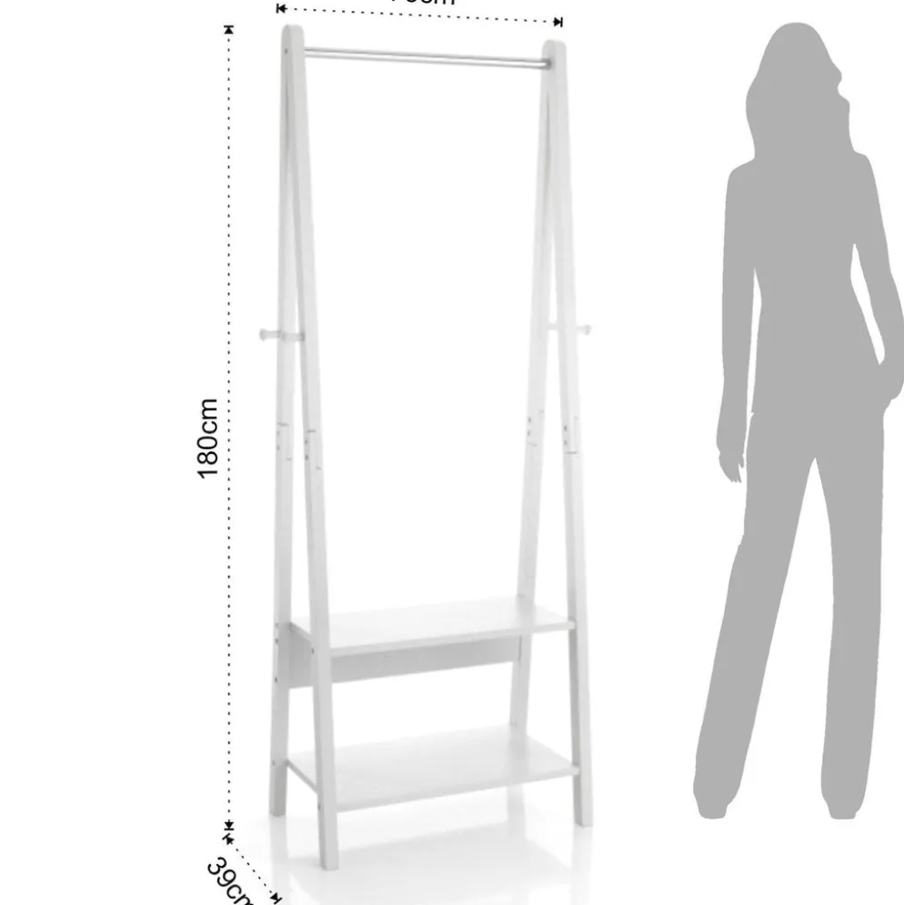Stand appendiabiti in legno Kerion